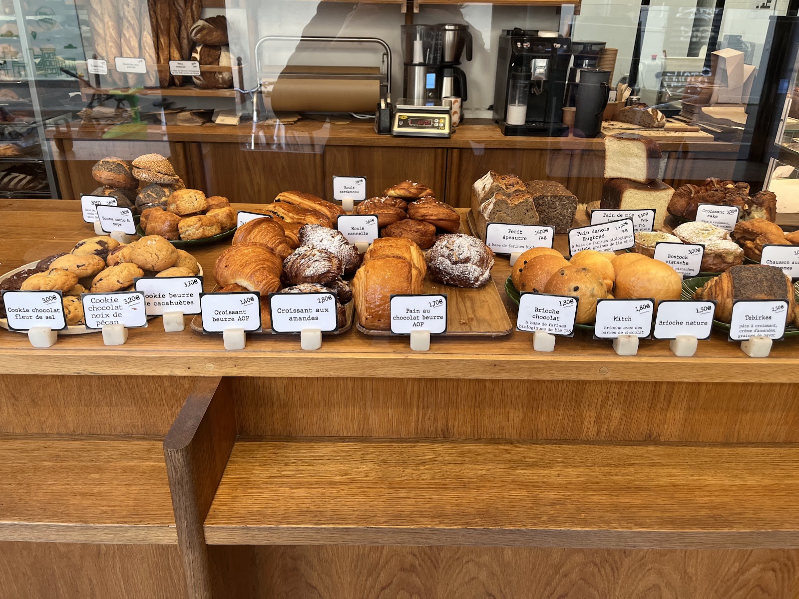 Le comptoir de MieMie : pains, brioches, cookies et viennoiseries du jour